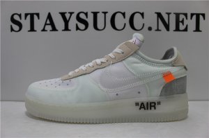 PK GOD OFF-WHITE NIKE AIR FORCE 1 ONE LOW THE 10 TEN VIRGIL