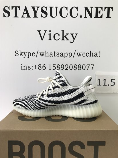 BASF YEEZY 350 V2 ZEBRA WITH REAL PREMEKNIT FROM HUAYIYI WHICH OFFER PRIMEKNIT TO ADIDAS DIRECTLY - Click Image to Close