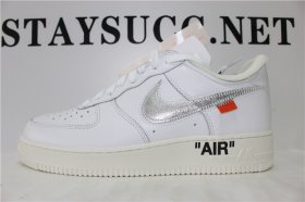 OFF-WHITE X AIR FORCE 1 LOW WHITE SILVER